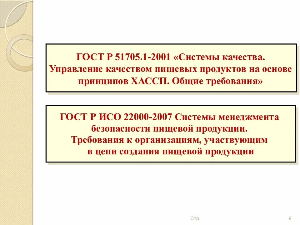 Гост безопасность пищевой продукции. ХАССП по ГОСТ Р 51705.1-2001. ГОСТ Р 51705.1-2001 ХАССП. Управление качеством пищевой продукции на основе принципов ХАССП. Система менеджмента пищевой безопасности.