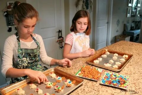 Making cookies
