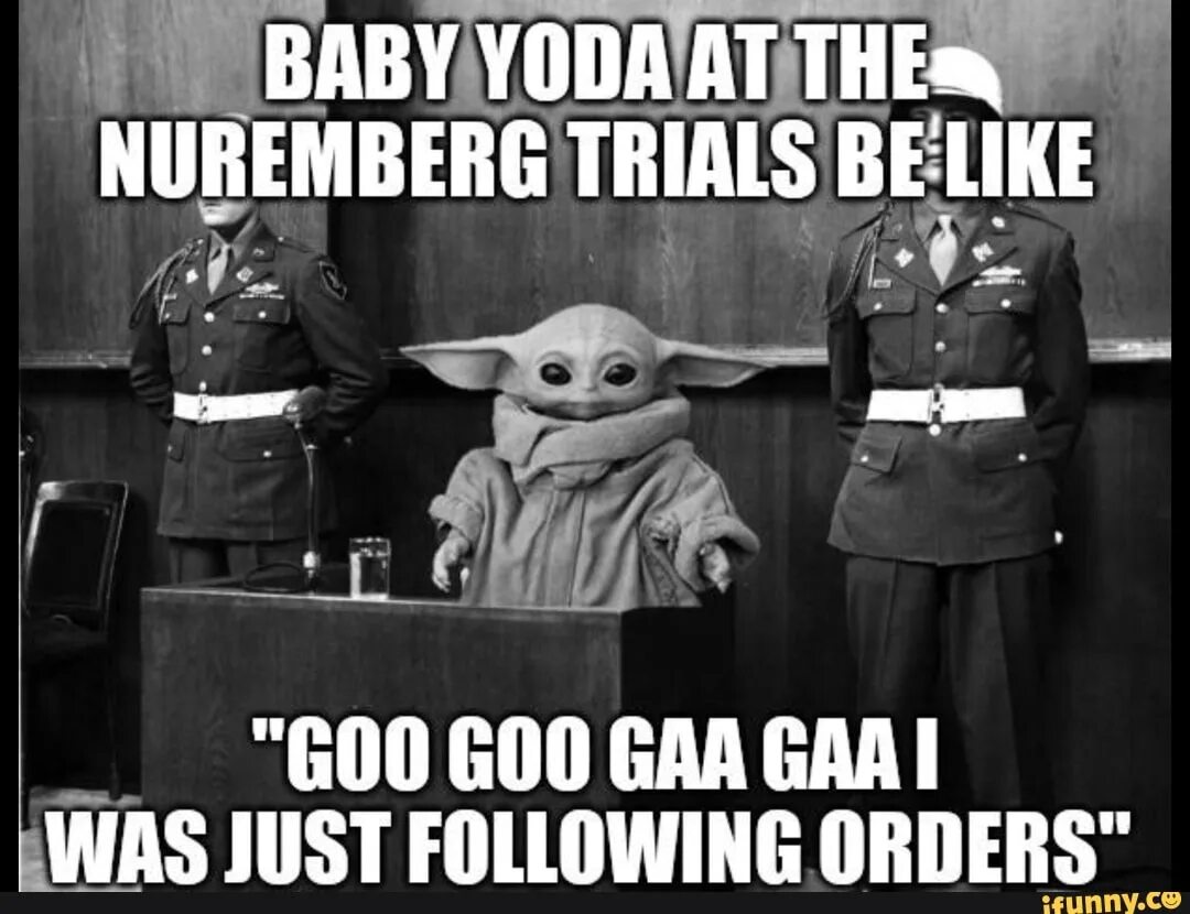 Were just following his. Following orders. Were just following his. Were just following his. Just doing my job.
