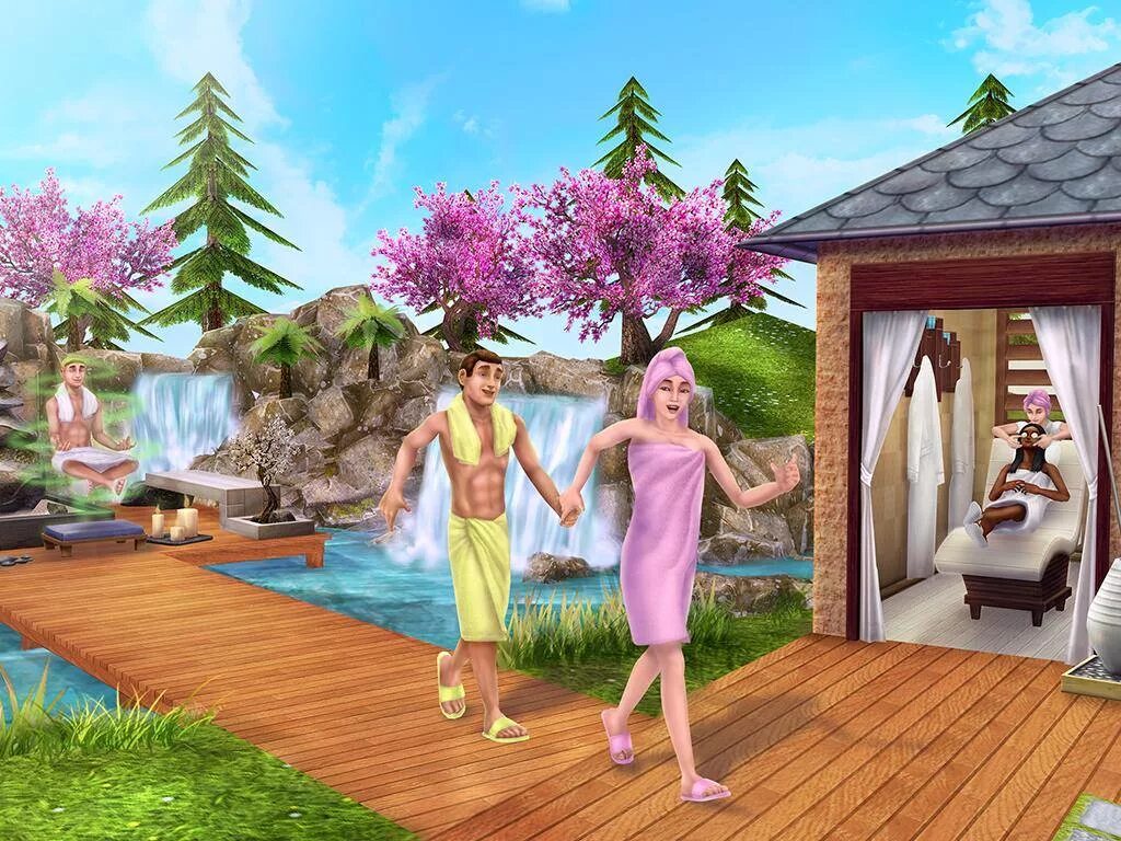 Симс 4 спа. Freeplay sims 4. the sims 3 freeplay. симс фриплей спа. sims 4 freeplay замок.