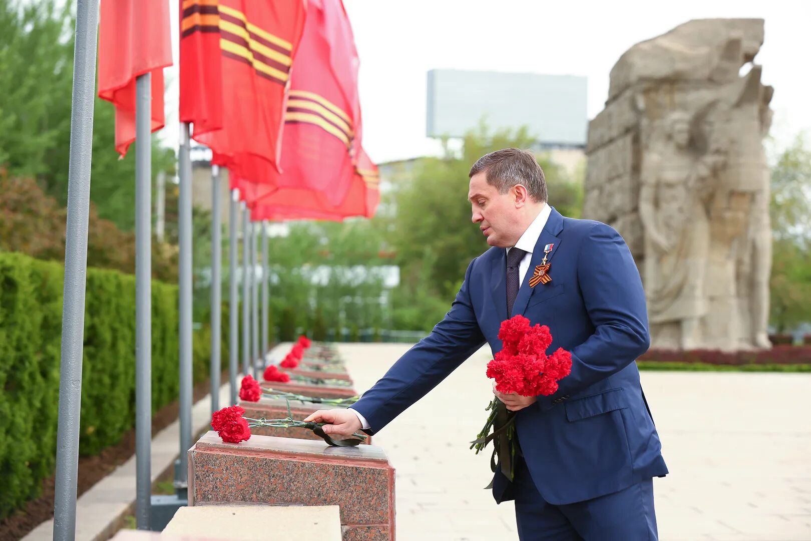 Бочаров губернатор Волгоградской области. Бочаров на Мамаевом Кургане. Озвучено бочаровым