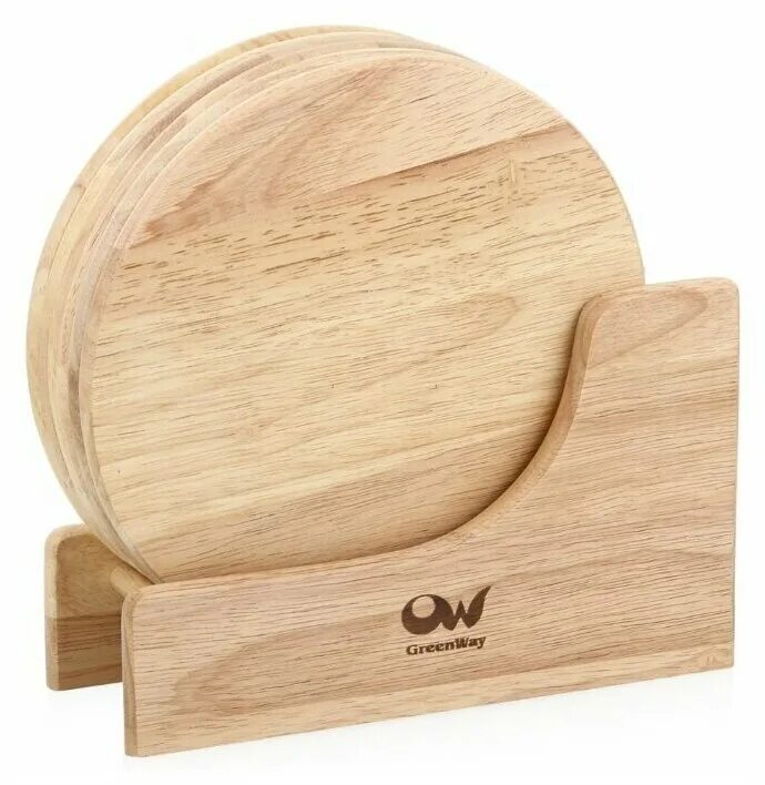 Набор разделочных досок 3 в 1. Комплект досок. Подставка для разделочных досок из дерева. Доска разделочная бук (набор 3 шт, овальная, металл. 5 см.