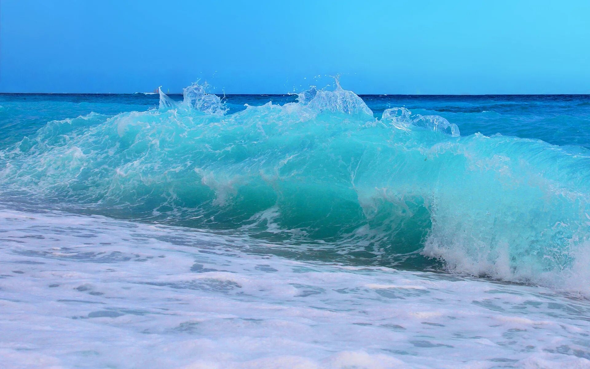 Бирюзовое море. Океан волны. Пляж волны. Море, волны. Шум моря океана