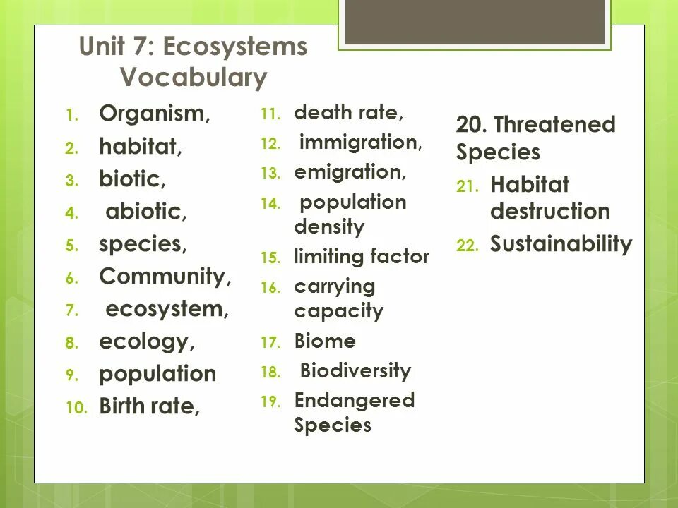 Лексика ecological problems. Ecology Vocabulary list. Ecological problems Vocabulary. Ecology vocabulary