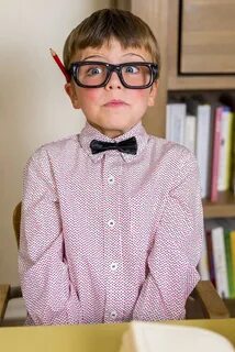 Nerdy boy
