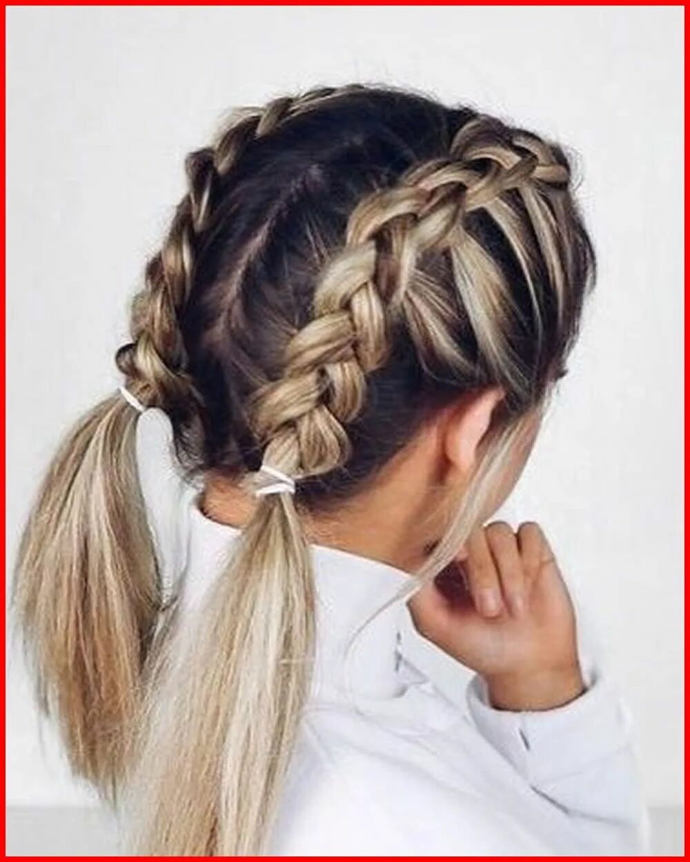 Pin en Прически, косы Trenzas de moda, Peinados con trenzas faciles, Peinados co