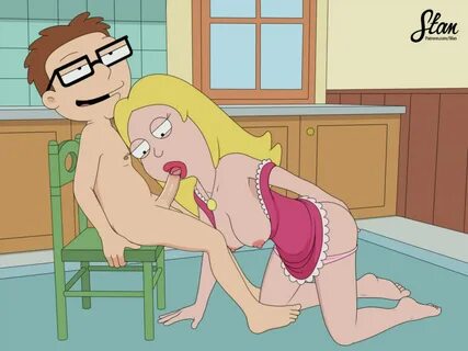 American Dad Francine Smith All Fours Animated. 