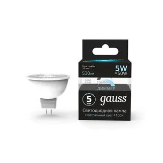 Лампа gauss gu 5.3 4100k
