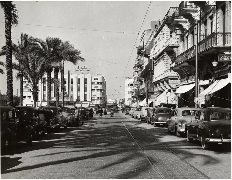 Ливан 1960. Бейрут улица 60-е годы. Бейрут старый город. Ливан 1960 годы.