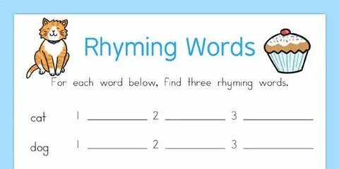 Rhyming words перевод