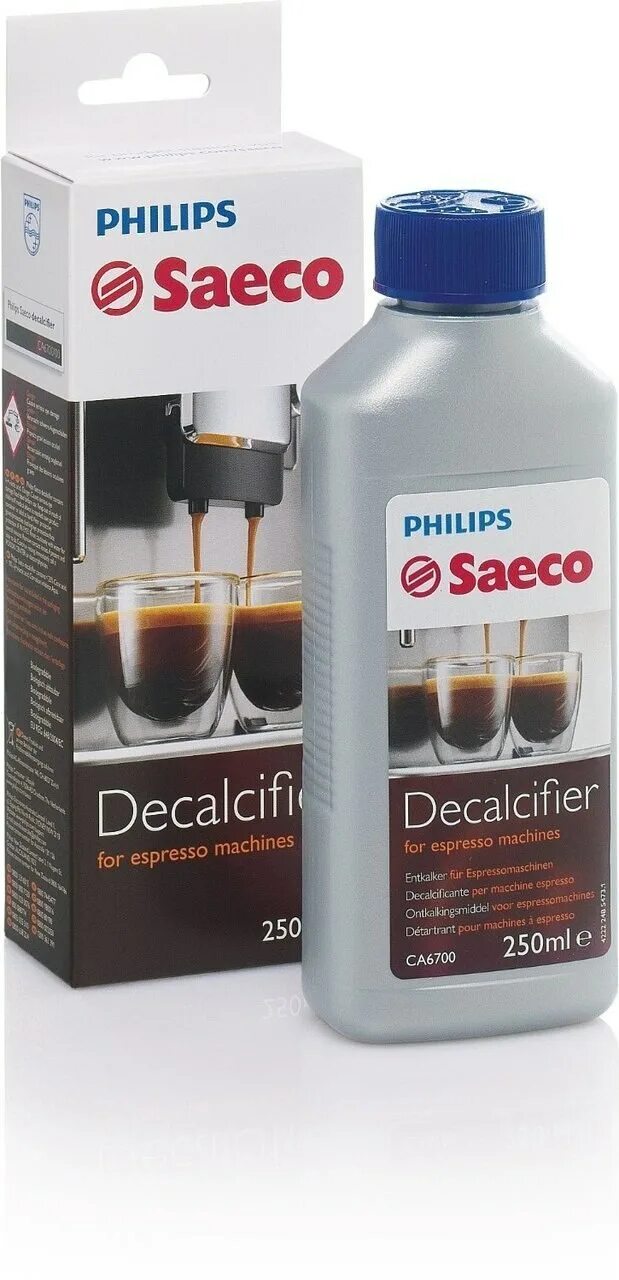 Средство Saeco от накипи Decalcifier. Средство для очистки кофемашины от накипи Philips. Очиститель накипи для кофемашины Saeco. Жидкость для очистки кофемашины Philips. Средство филипс