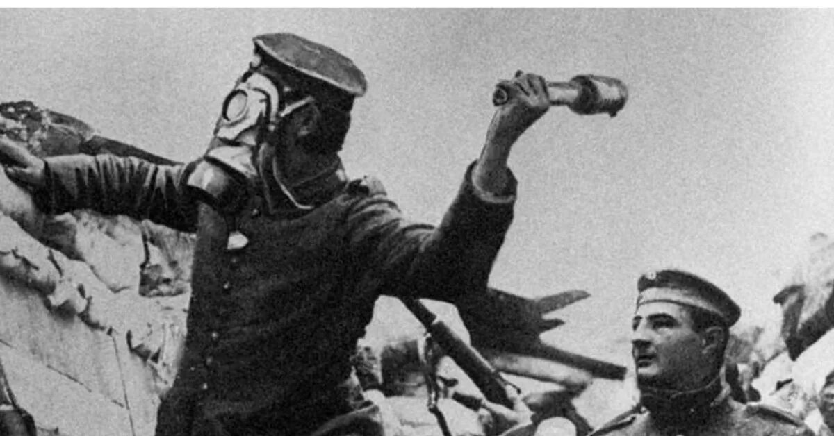 Первое использование газов. Химическое оружие 1 мировой войны. 1 Мировая газовая атака.