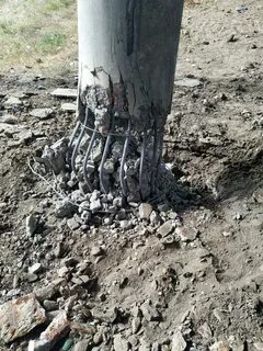 Подрыв опоры моста