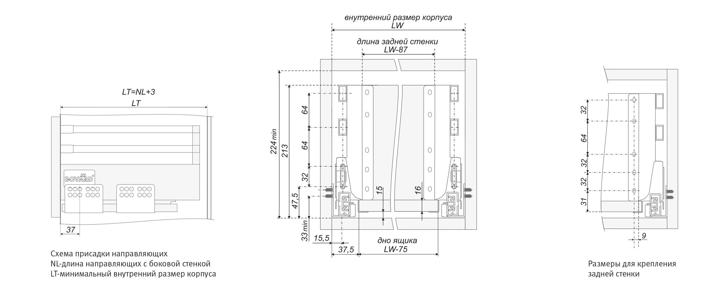B box 3. B-box с двойным рейлингом для внутренних ящиков. направляющие b-box boyard с двойным рейлинго. тандембокс боярд схема установки. тандембокс боярд схема монтажа.