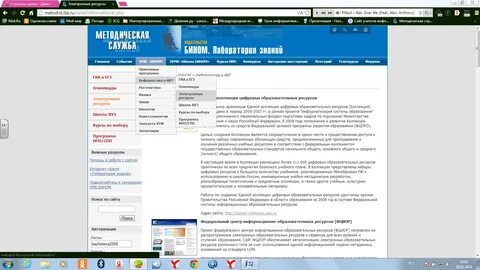 Электронные адреса трех государственных образовательных порталов