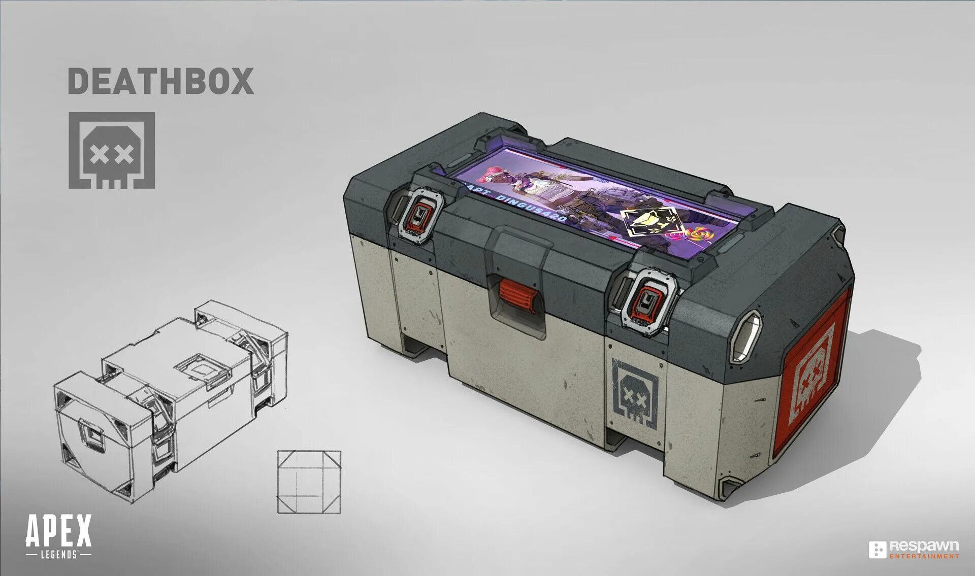 Apex legend кейсы. Apex legends ящик. deathbox apex.