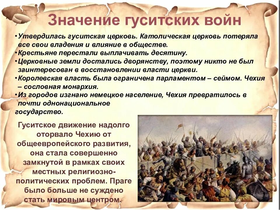 Почему умеренные одержали верх над таборитами