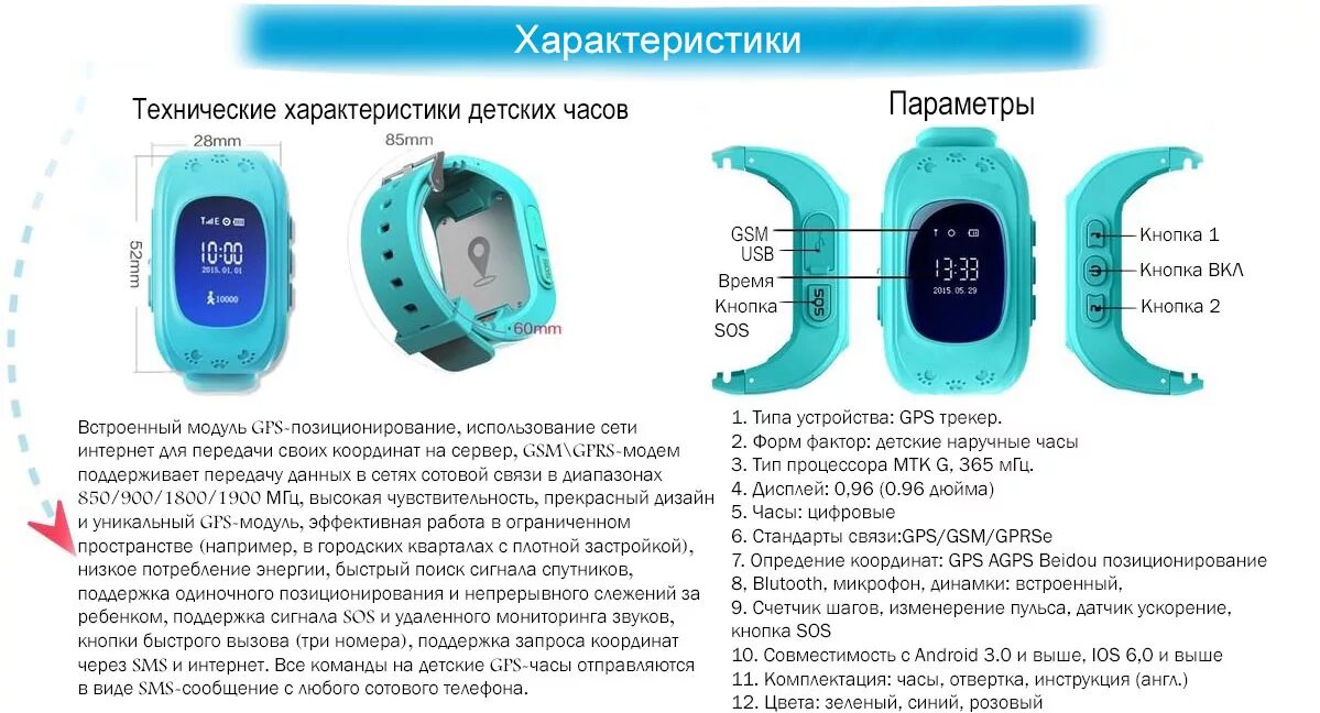 Программа для детских часов