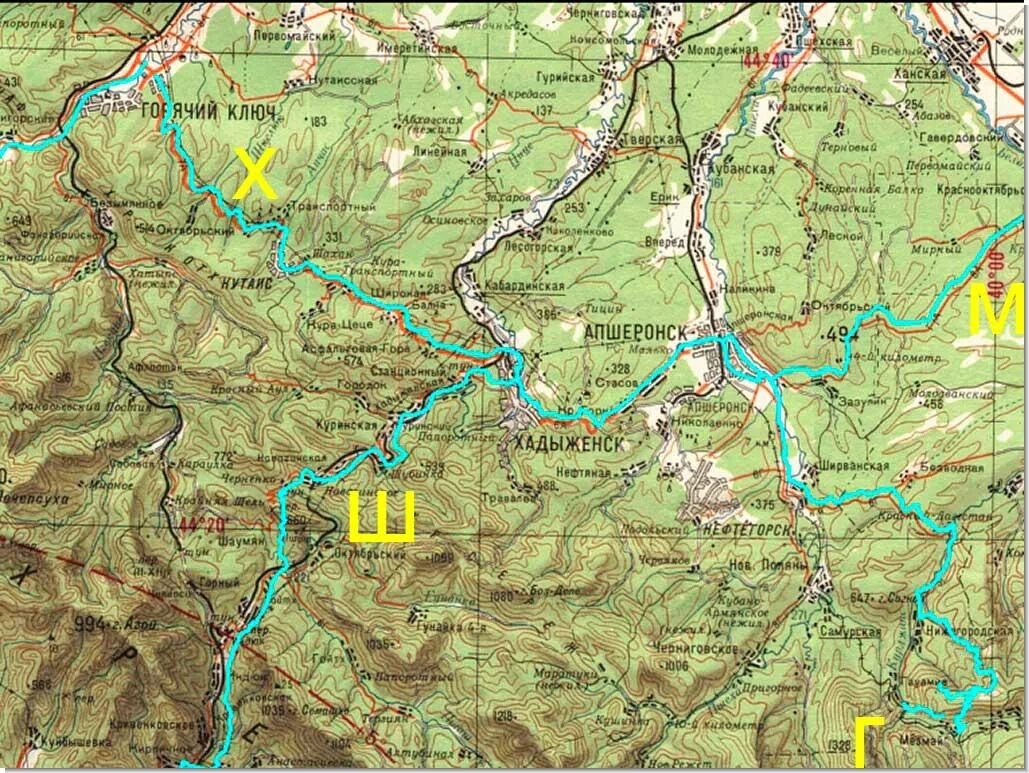 Карта ключи район. Топографическая карта Хадыженска. Апшеронск район на карте. Топографическая карта Апшеронска. Хадыженск на карте.
