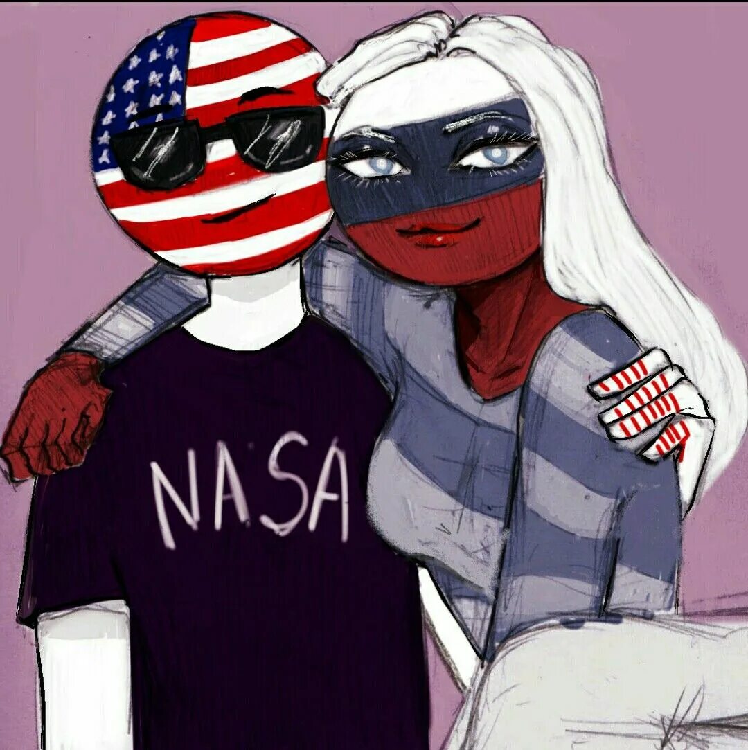 Countryhumans fems. Контрихуманс Россия девушка и Америка. Countryhumans Америка девушка. Countryhumans Россия девушка и США. Кантрихуманс Россия девушка и Америка парень.