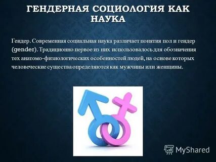 Понятие гендер