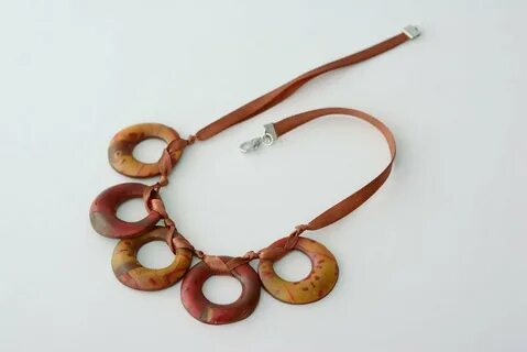 Бусы из баранок на масленицу своими руками