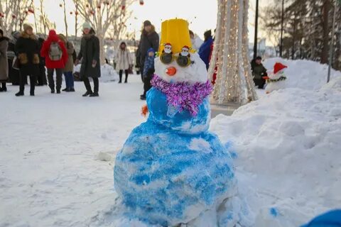 Снежная баба новосибирск