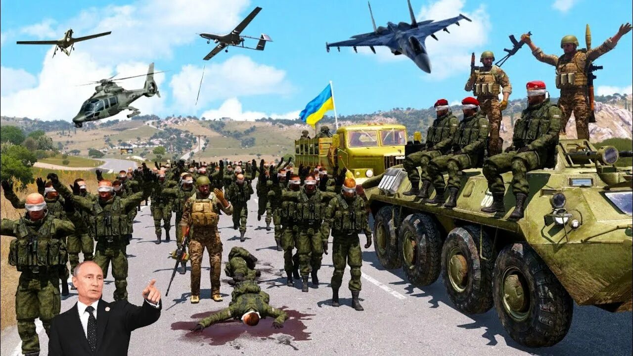 NATO failed to deliver Arms to Ukraine! Convoy of NATO Armored vehicles on Bridge Ambushed by Russia. Ukrainian Troops Ambush Russian Truck перевод на русский. Russia updates
