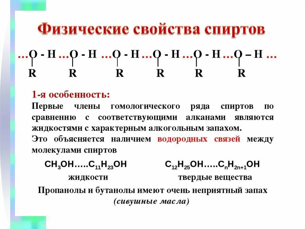 Химическое соединение спирта