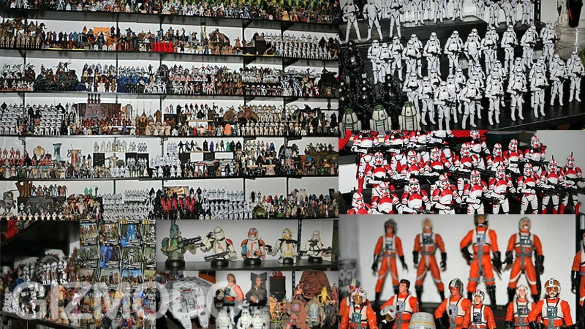 Biggest collection. Biggest star wars collection. коллекции роба фостера. роб фостер.