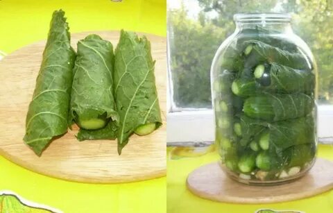 Маринованные листья хрена