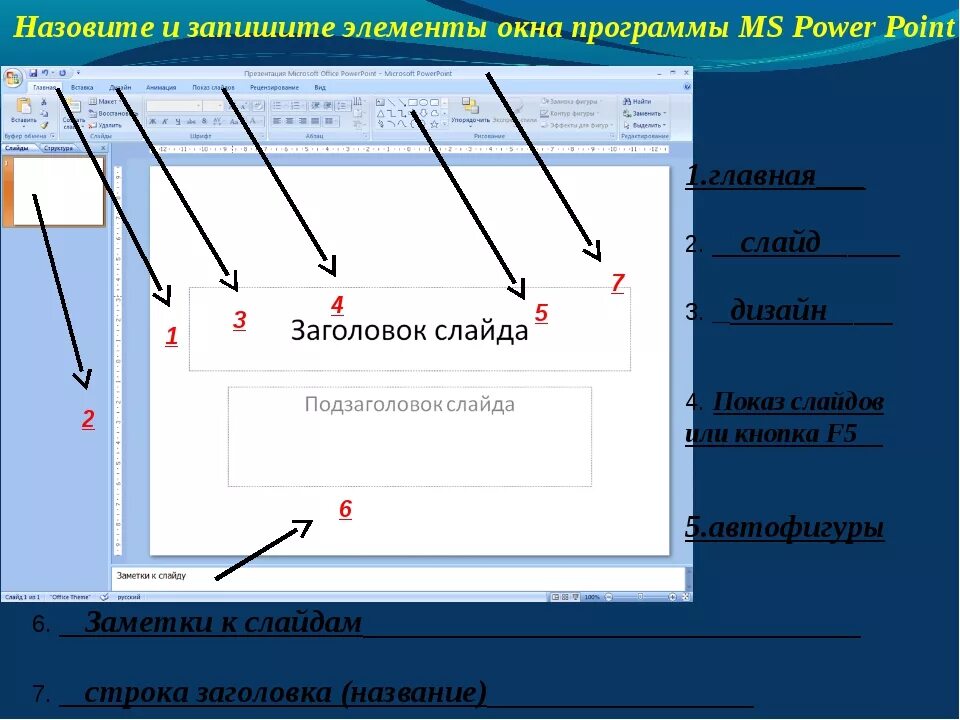 Элемент окна кнопка. Элементы окна POWERPOINT 2007. Структура окна MS POWERPOINT. Структураокна поаер поинт. Структура окна повер поинт.