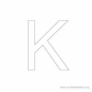 Буква k в цифрах