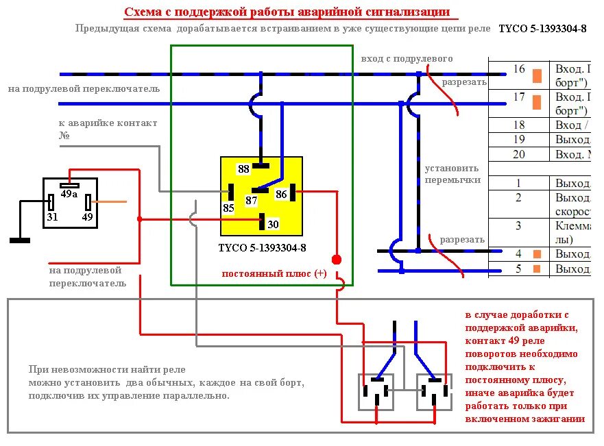 Работает аварийка не работают поворотники причины. Реле аварийной сигнализации Гранта схема. Схема аварийной сигнализации Гранта. Калина 1. реле поворотов и аварийной сигнализации.