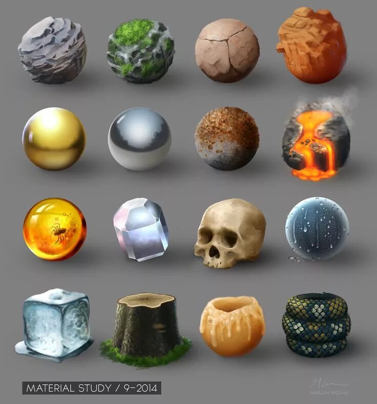 Render materials