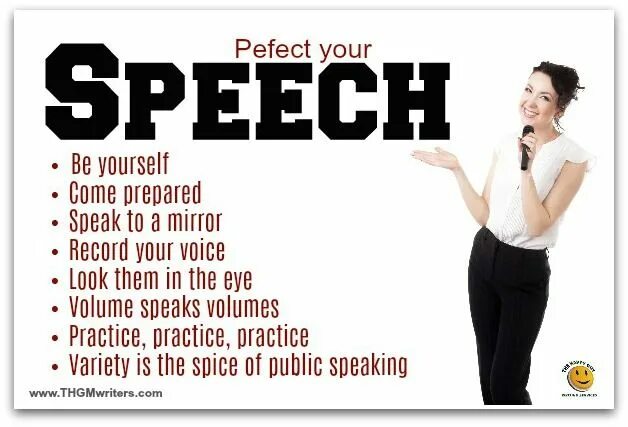 Go on a speech. Speech practice. speech warm-up. record your voice.