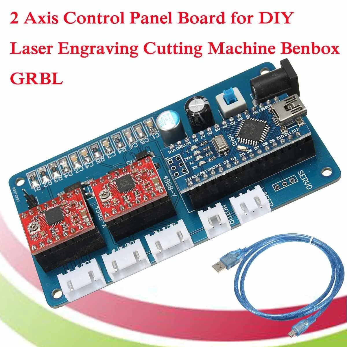 2 Axis GRBL Control Panel Board For DIY Laser Engraving Machine Benbox - Electro