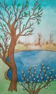 Рисунок про весну 6 класс