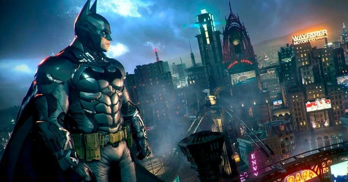 Batman: Arkham Knight (2015). Бэтмен 2015 игра. Бэтмен Аркхем кнайт геймплей. Batman Arkham Knight Gotham.