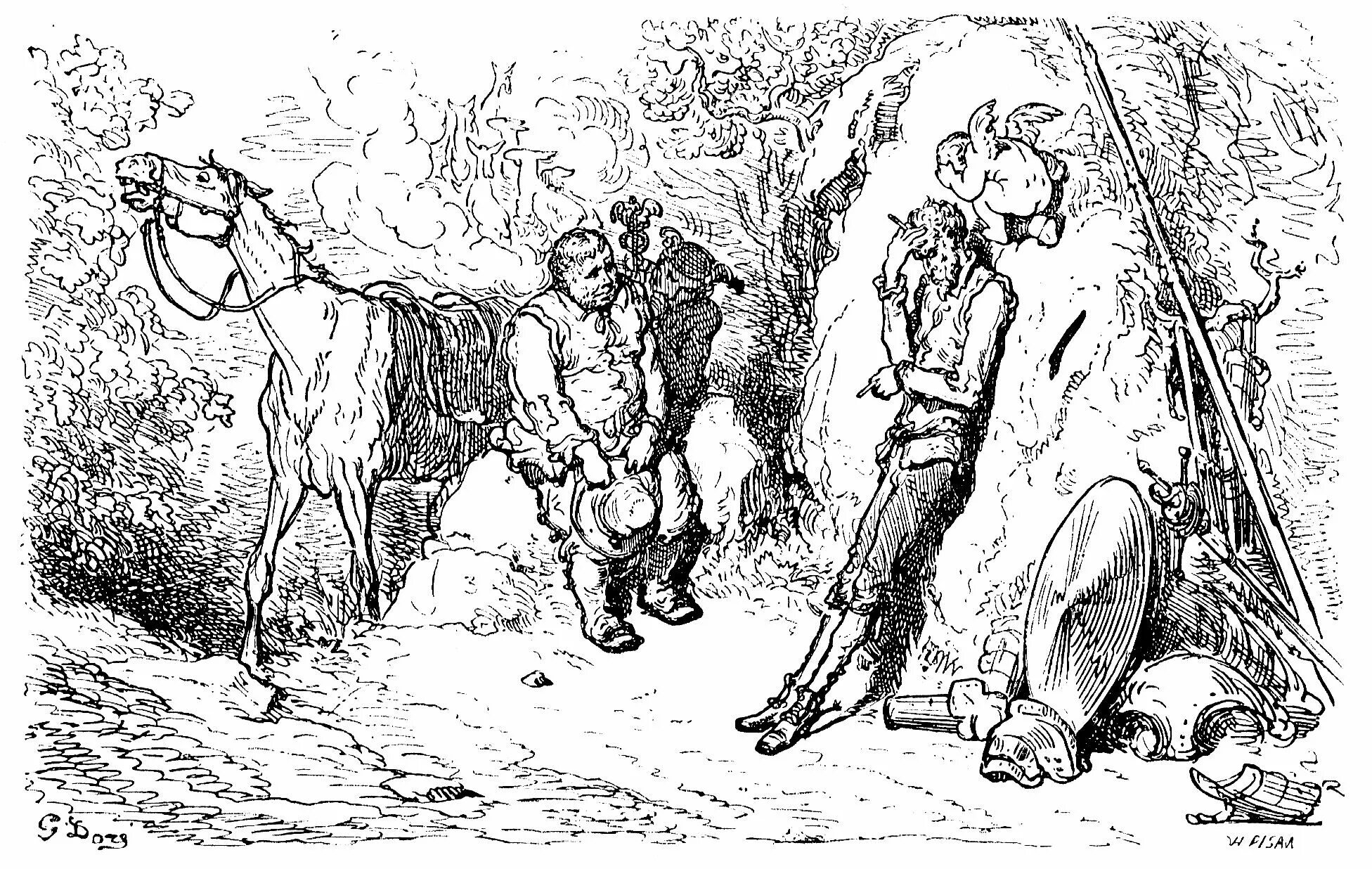 Хитроумный идальго дон ламанчский. Дон кихот поль гюстав доре 1862. приключения дон кихота. хитроумный идальго дон кихот иллю. хитроумный идальго дон кихот ламанчский иллюстрации.