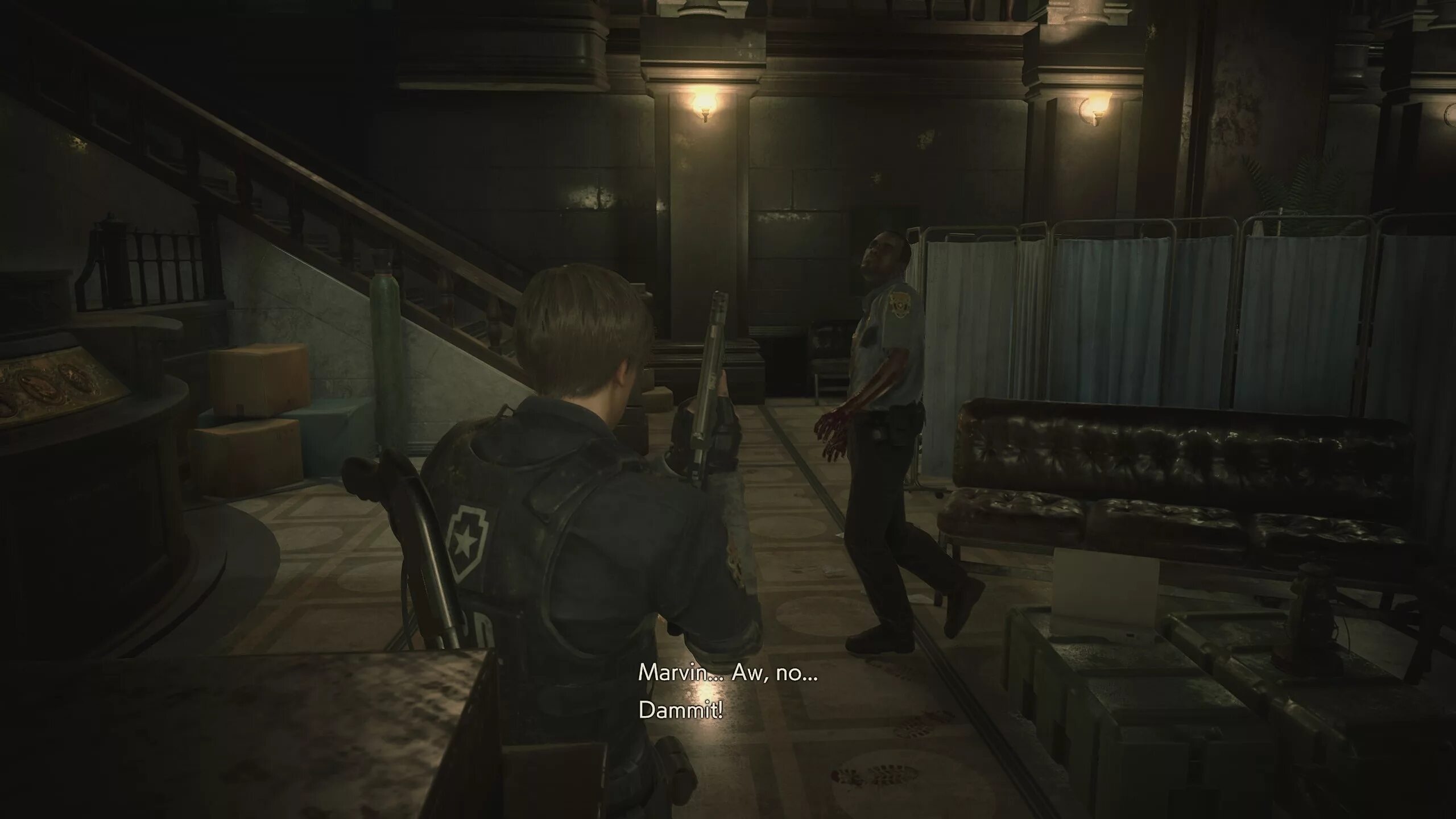 Лейтенант Марвин Resident Evil 2. Resident Evil 2 Remake 3 этаж.