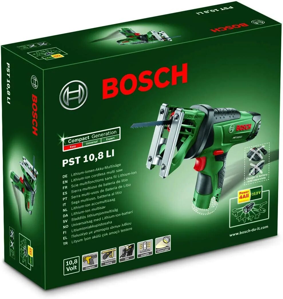 Какой бош купить. Лобзик Bosch PST 10,8 li. Электролобзик бош на аккумуляторе PST 10.8 li. Лобзик бош аккумуляторный. Электролобзик Bosch PST 10,8 li 0 коробка.