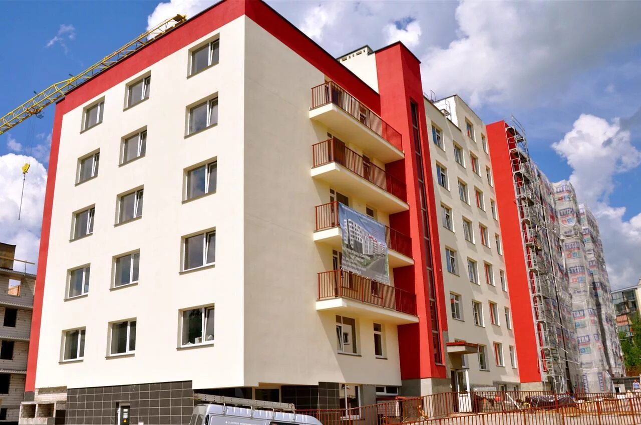 Утепление фасада многоэтажки