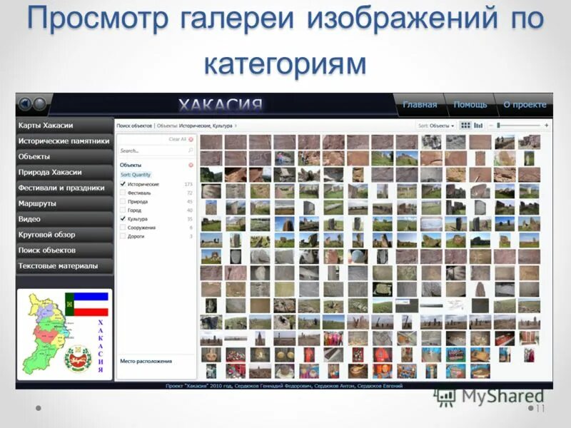 Категории изображений. Категории изображений