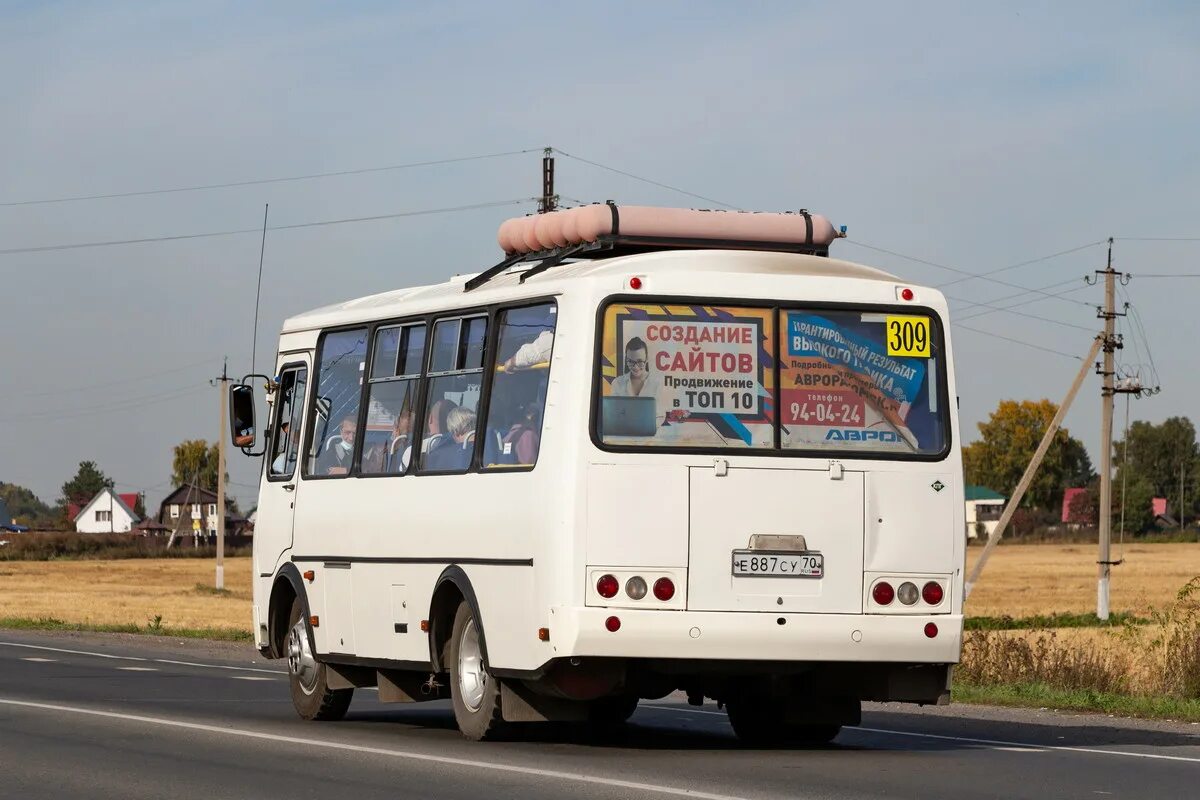 Автобус 309 томск мельниково