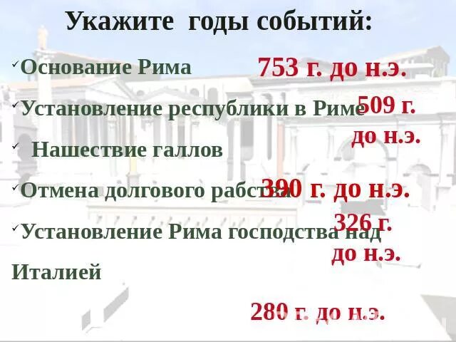 Около рима год установления в нем республики