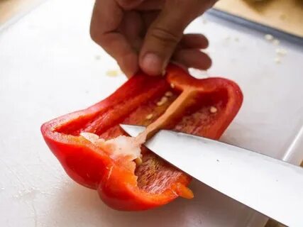 Как очистить перец