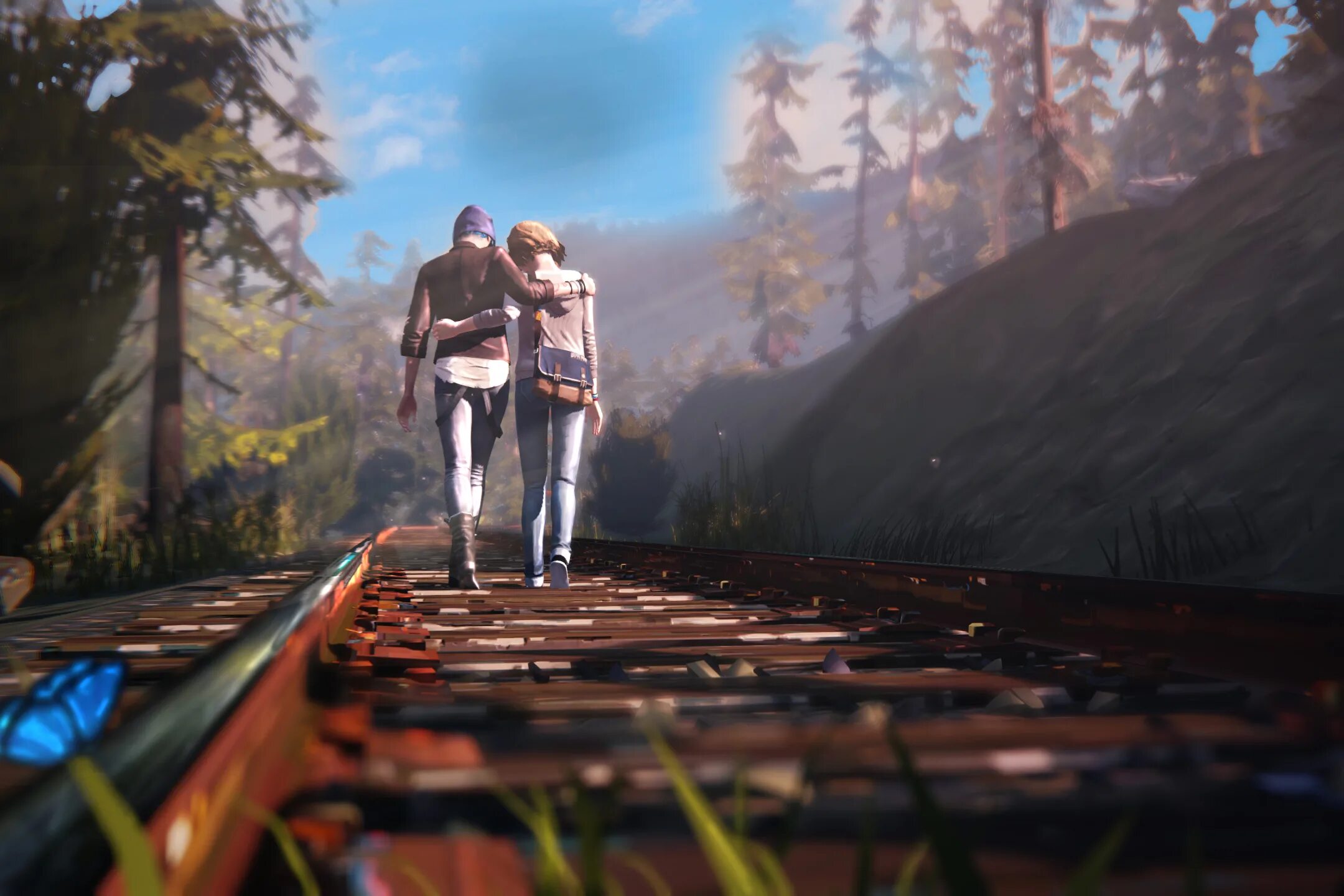 Your story adventure. Life is Strange 2 Forest Sunset.