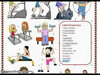 Work out english