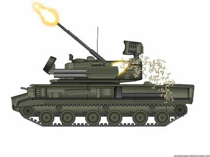Танк с ракетно пушечным вооружением